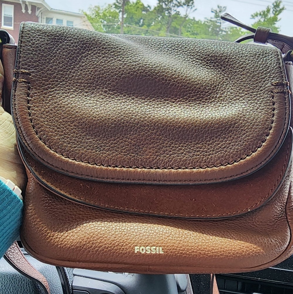 Fossil Leather Crossbody